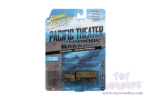 Round 2 Johnny Lightning - Military 2022 Release 1 Set A "Pacific Theater Warriors" (1/64 scale diecast model car, Asstd.) JLML007/48A