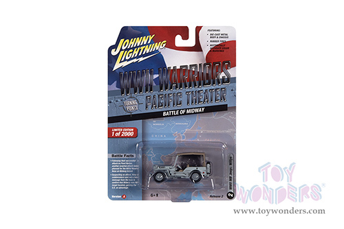 Round 2 Johnny Lightning - Military 2022 Release 2 Set A "WWII Warriors: Pacific Theater" (1/64 scale diecast model car, Asstd.) JLML008/48A