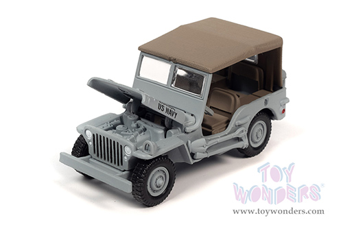 Round 2 Johnny Lightning - Military 2022 Release 2 Set A "WWII Warriors: Pacific Theater" (1/64 scale diecast model car, Asstd.) JLML008/48A