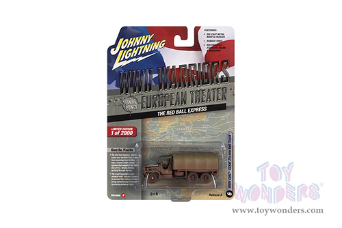 Round 2 Johnny Lightning - Military 2022 Release 2 Set B "WWII Warriors: Pacific Theater" (1/64 scale diecast model car, Asstd.) JLML008/48B