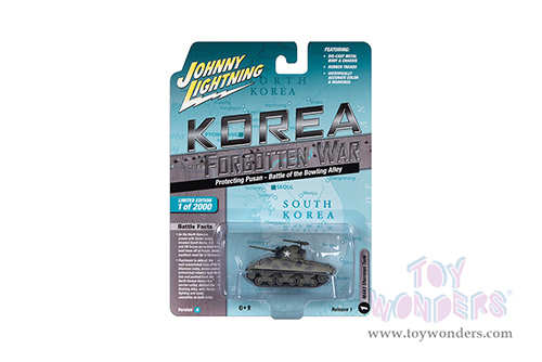 Round 2 Johnny Lightning - Military 2023 Release 1 Set A "Korea: The Forgotten War" (1/64 scale diecast model car, Asstd.) JLML009/48A
