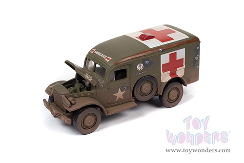 Round 2 Johnny Lightning - Military 2023 Release 1 Set A "Korea: The Forgotten War" (1/64 scale diecast model car, Asstd.) JLML009/48A