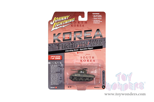 Round 2 Johnny Lightning - Military 2023 Release 1 Set B "Korea: The Forgotten War" (1/64 scale diecast model car, Asstd.) JLML009/48B