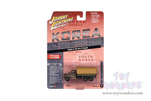 Round 2 Johnny Lightning - Military 2023 Release 1 Set B "Korea: The Forgotten War" (1/64 scale diecast model car, Asstd.) JLML009/48B