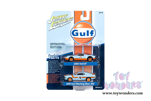 Round 2 Johnny Lightning - Themed 2-Pack 2018 Release 3 (1/64 scale diecast model car, Asstd.) JLPK004/12