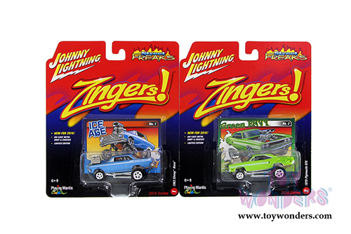 Round 2 Johnny Lightning - Street Freaks Release 1 Set A (1/64 scale diecast model car, Asstd.) JLSF001/48A