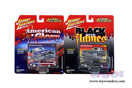 Round 2 Johnny Lightning - Street Freaks Release 1 Set A (1/64 scale diecast model car, Asstd.) JLSF001/48A