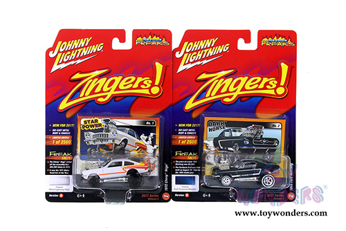 Round 2 Johnny Lightning - Street Freaks Release 4 Set B (1/64 scale diecast model car, Asstd.) JLSF006/48B