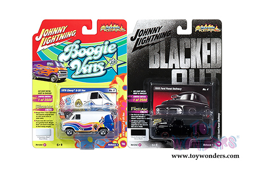 Round 2 Johnny Lightning - Street Freaks 2018 Release 1 Set A (1/64 scale diecast model car, Asstd.) JLSF007/12A