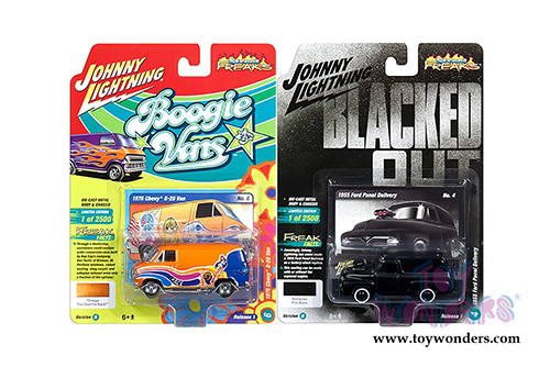 Round 2 Johnny Lightning - Street Freaks 2018 Release 1 Set B (1/64 scale diecast model car, Asstd.) JLSF007/12B