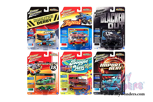 Round 2 Johnny Lightning - Street Freaks 2018 Release 3 Set A (1/64 scale diecast model car, Asstd.) JLSF009/48A
