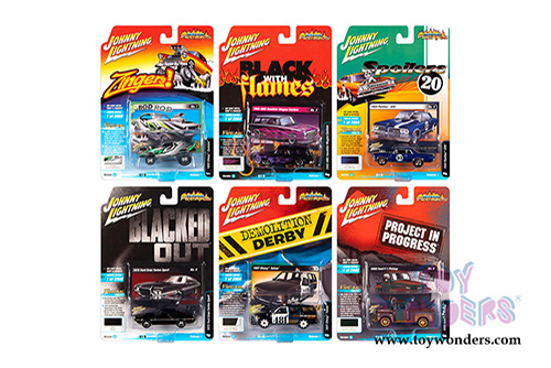 Round 2 Johnny Lightning - Street Freaks 2020 Release 1 Set A (1/64 scale diecast model car, Asstd.) JLSF015/48A