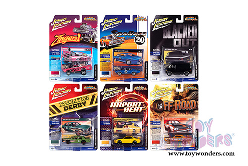Round 2 Johnny Lightning - Street Freaks 2020 Release 2 Set A (1/64 scale diecast model car, Asstd.) JLSF016/48A