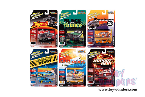 Round 2 Johnny Lightning - Street Freaks 2020 Release 4 Set B (1/64 scale diecast model car, Asstd.) JLSF018/48B