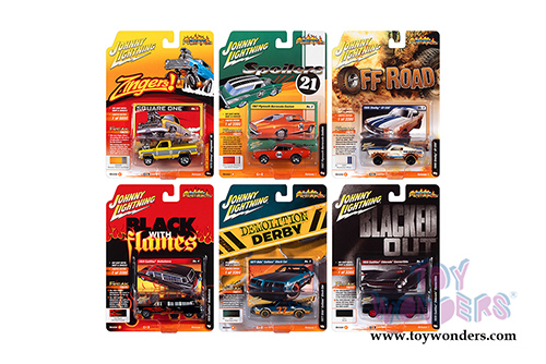 Round 2 Johnny Lightning - Street Freaks 2021 Release 1 Set B (1/64 scale diecast model car, Asstd.) JLSF019/48B