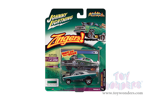 Round 2 Johnny Lightning - Street Freaks 2021 Release 4 Set B (1/64 scale diecast model car, Asstd.) JLSF022/48B
