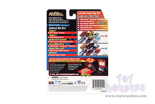 Round 2 Johnny Lightning - Street Freaks 2022 Release 2 Set B (1/64 scale diecast model car, Asstd.) JLSF024/48B MAP: $7.99