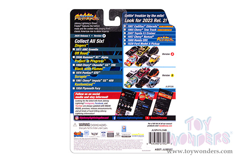 Round 2 Johnny Lightning - Street Freaks 2025 Release 1 Set B (1/64 scale diecast model car, Asstd.) JLSF027/48B MAP: $9.49
