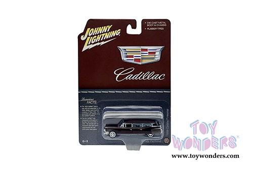 Round 2 Johnny Lightning - Cadillac&reg; Hearse (1959, 1/64 scale diecast model car, Brown) JLSP113/24