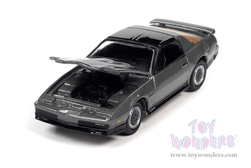Round 2 Johnny Lightning - Classic Gold Collection | Pontiac® Firebird® T/A (1984, 1/64 scale diecast model car, Silver Sand Gray) JLSP148/24A