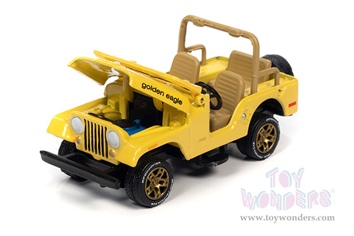 Round 2 Johnny Lightning - Classic Gold Collection | Jeep&reg; CJ-5 (1/64 scale diecast model car, Sunshine Yellow) JLSP150/24B