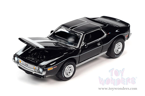 Round 2 Johnny Lightning - Muscle Cars U.S.A. | AMC Javelin AMX Hardtop Class of 1971 (1971, 1/64 scale diecast model car, Black) JLSP152/24A