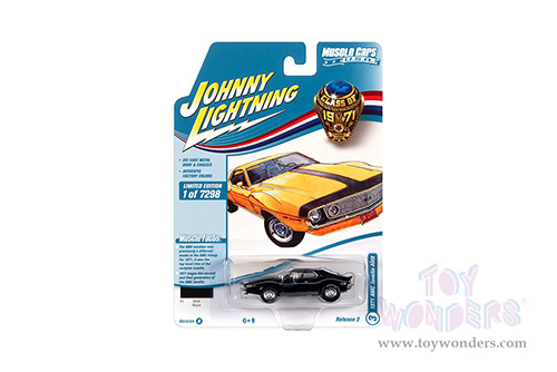 Round 2 Johnny Lightning - Muscle Cars U.S.A. | AMC Javelin AMX Hardtop Class of 1971 (1971, 1/64 scale diecast model car, Black) JLSP152/24A