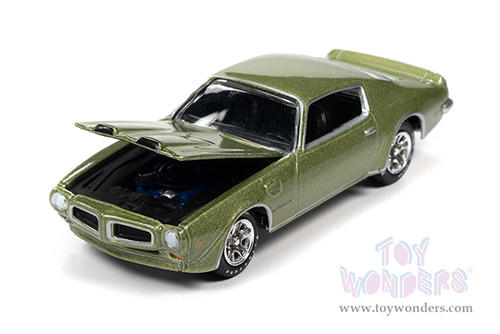 Round 2 Johnny Lightning - Classic Gold 2021 Release 3 Set A | Pontiac&reg; Firebird&reg; Formula (1972, 1/64 scale diecast model car, Springfield Green Metallic) JLSP164/24A