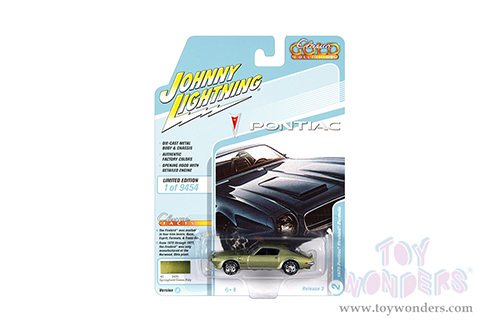 Round 2 Johnny Lightning - Classic Gold 2021 Release 3 Set A | Pontiac&reg; Firebird&reg; Formula (1972, 1/64 scale diecast model car, Springfield Green Metallic) JLSP164/24A