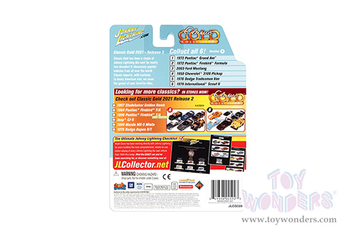 Round 2 Johnny Lightning - Classic Gold 2021 Release 3 Set A | Ford Mustang (2003, 1/64 scale diecast model car, Mineral Gray Metallic) JLSP165/24A