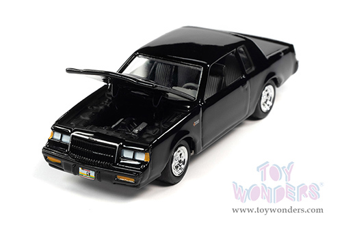 Round 2 Johnny Lightning - Muscle Cars U.S.A. | Buick&reg; Grand National (1986, 1/64 scale diecast model car, Gloss Black) JLSP174/24A