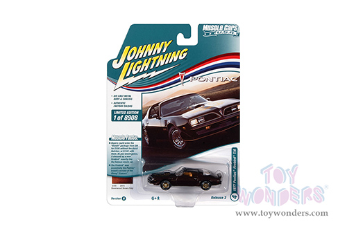 Round 2 Johnny Lightning - Muscle Cars U.S.A. | Pontiac&reg; Firebird&reg; Trans Am (1977, 1/64 scale diecast model car, Brentwood Brown w/T/A & Bird Graphics) JLSP175/24A