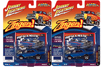 Round 2 Johnny Lightning - Street Freaks 2021 Release 4 Set B | Chevrolet&reg; Impala Coupe - Zingers! (1962, 1/64 scale diecast model car, Deep Blue Gloss) JLSP207/24B