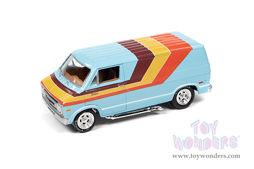 Round 2 Johnny Lightning - 2-Packs 2021 Release 4 Set A - Boogie Vans (1/64 scale diecast model car, Asstd.) JLSP219/24A