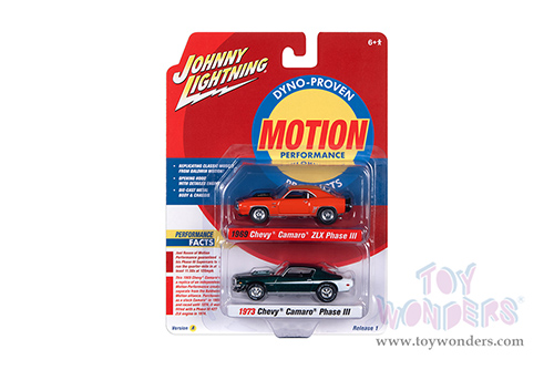 Round 2 Johnny Lightning - 2-Packs 2022 Release 1 Set A - Baldwin Motion (1/64 scale diecast model car, Asstd.) JLSP240/24A