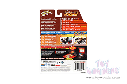 Round 2 Johnny Lightning - Classic Gold 2022 Release 2 Set B | Nissan 300ZX (1984, 1/64 scale diecast model car, Dark Green Metallic) JLSP243/24B