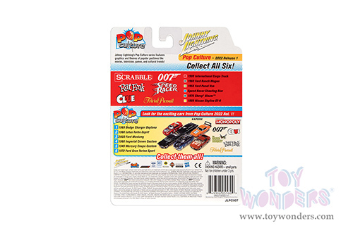 Round 2 Johnny Lightning - Pop Culture Series | James Bond 007 Ford Ranch Wagon - From Russia With Love (1960, 1/64 scale diecast model car, White) JLSP258/24