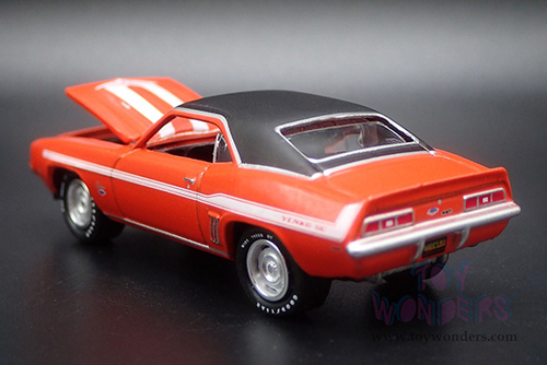 Round 2 Johnny Lightning - Chevrolet® Yenko® Camaro® "Mecum Auctions" (1969, 1/64 scale diecast model car, Hugger Orange) JLSP376/24