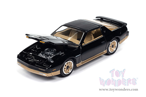 Round 2 Johnny Lightning - Muscle Cars U.S.A. | Pontiac® Firebird® T/A (1986, 1/64 scale diecast model car, Gloss Black w/Gold Lower) JLSP385/24B MAP: $9.49