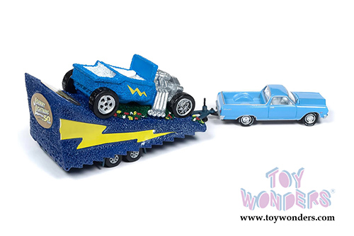 Round 2 Johnny Lightning - Tow & Go 2019 Release 1 Set A (1/64 scale diecast model car, Asstd.) JLTG001/36A