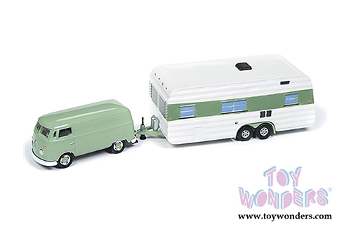 Round 2 Johnny Lightning - Tow & Go 2019 Release 1 Set A (1/64 scale diecast model car, Asstd.) JLTG001/36A