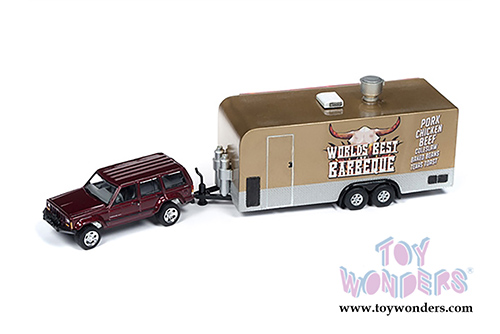 Round 2 Johnny Lightning - Tow & Go 2019 Release 1 Set A (1/64 scale diecast model car, Asstd.) JLTG001/36A