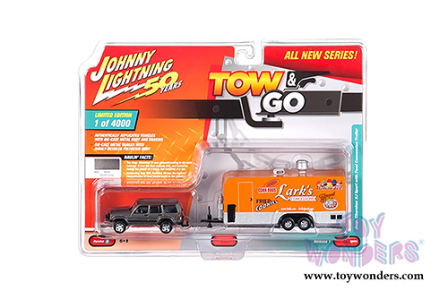 Round 2 Johnny Lightning - Tow & Go 2019 Release 1 Set B (1/64 scale diecast model car, Asstd.) JLTG001/36B