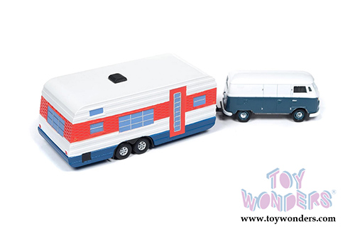 Round 2 Johnny Lightning - Tow & Go 2019 Release 1 Set B (1/64 scale diecast model car, Asstd.) JLTG001/36B