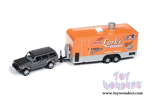 Round 2 Johnny Lightning - Tow & Go 2019 Release 1 Set B (1/64 scale diecast model car, Asstd.) JLTG001/36B