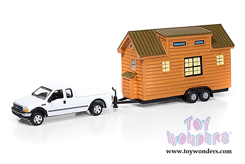 Round 2 Johnny Lightning - Tiny Houses Release 1 set A (1/64 scale diecast model car, Asstd.) JLTH001/24A
