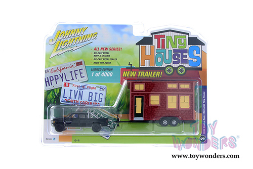 Round 2 Johnny Lightning - Tiny Houses Release 1 set A (1/64 scale diecast model car, Asstd.) JLTH001/24A