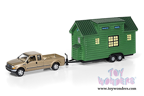 Round 2 Johnny Lightning - Tiny Houses Release 1 set B (1/64 scale diecast model car, Asstd.) JLTH001/24B