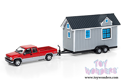 Round 2 Johnny Lightning - Tiny Houses Release 1 set B (1/64 scale diecast model car, Asstd.) JLTH001/24B