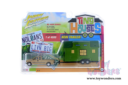 Round 2 Johnny Lightning - Tiny Houses Release 1 set B (1/64 scale diecast model car, Asstd.) JLTH001/24B